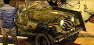 A military jeep seen in Episode 3 of the video game.