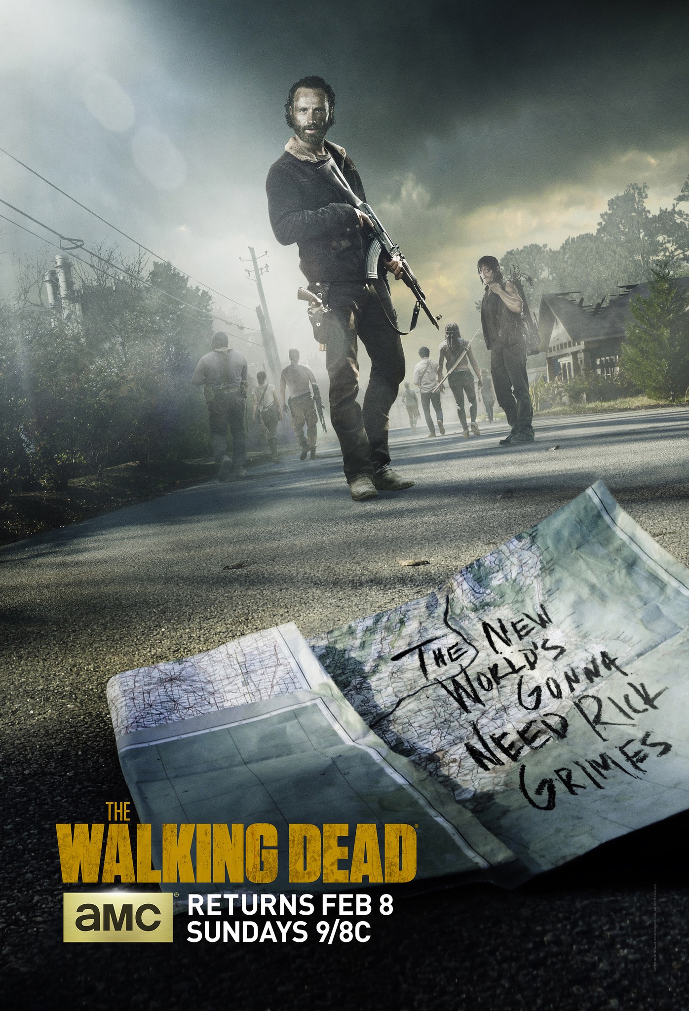 walking dead season 5 poster negan