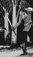 Michonne With Her Sword