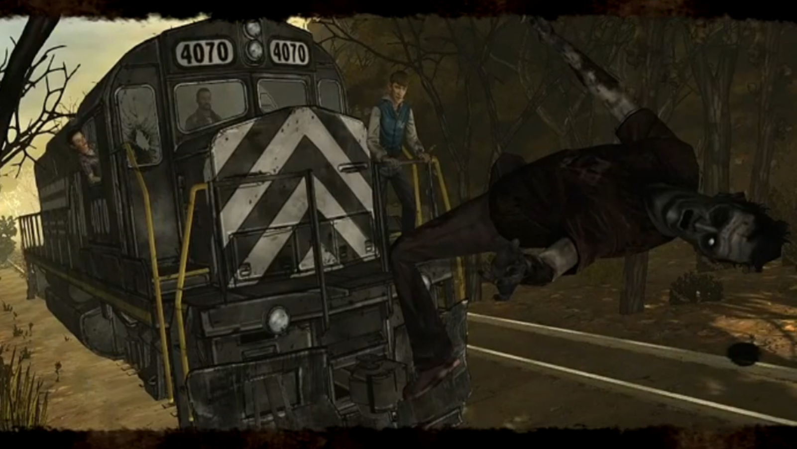 На картинках поезд пожиратель