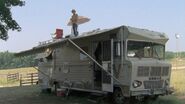 The RV Parked at Hershel's Farm