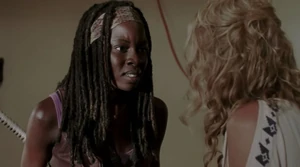 Мишон убеждает Андреа покинуть Вудбери