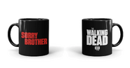 Sorry Brother Black Mug Capacity: 11 oz