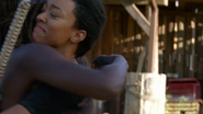 Sasha Hugs Michonne