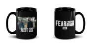 Just Us Black Mug Capacity: 15 oz