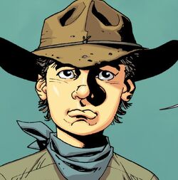 walking dead comic carl death