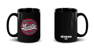 Lucille Black Mug Capacity: 15 oz