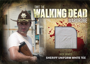 M1 Rick Grimes Sheriff Uniform White Tee