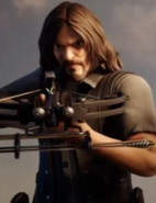 Daryl as he appears in Fortnite