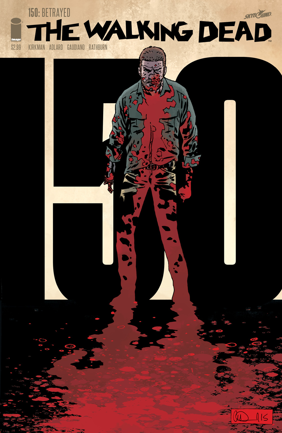 walking dead comic rick cover