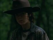 Carl outside with Hershel