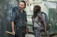 Rick Grimes and Michonne 7x12