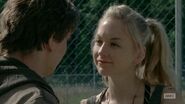 Beth smiling to Zack