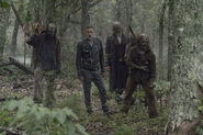 10x06 Negan and Whisperers hunting