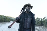 FTWD 6x01 Morgan and Battle Axe