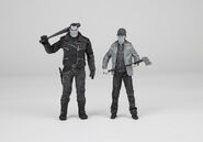 Black & White Negan and Glenn