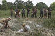 TWD wildfire amy's, funeral