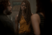 10x04 Michonne Grimes