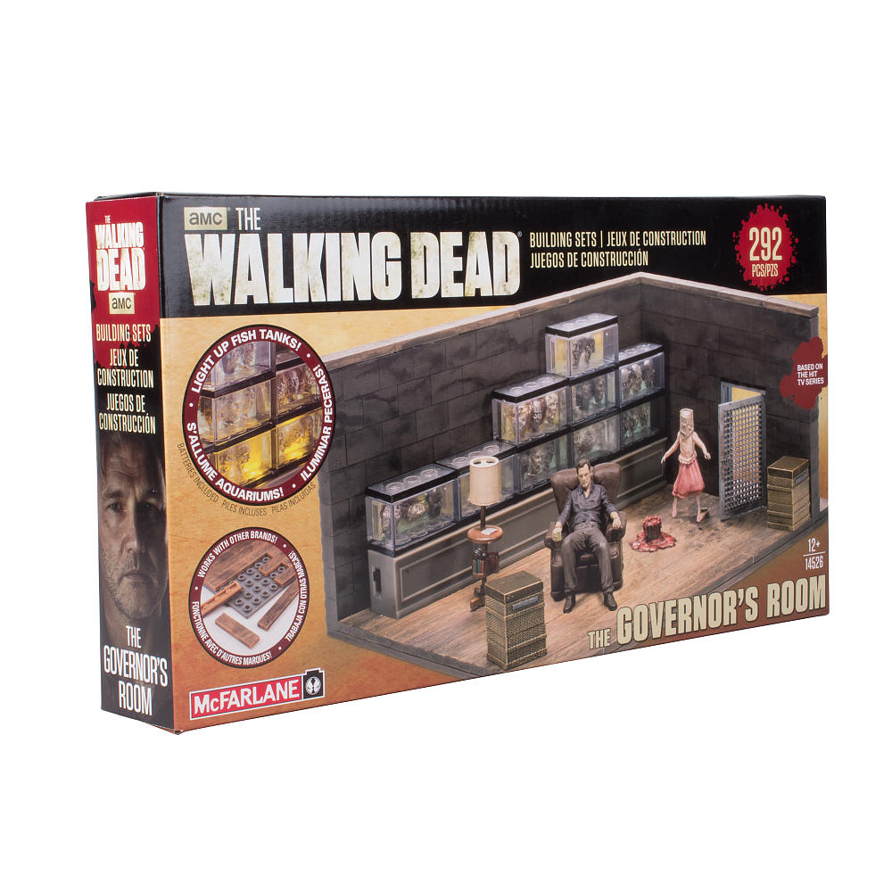 THE WALKING DEAD McFarlane The Governor's Room 292-Piece Construction Set 
