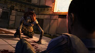 Walking dead video game feb 15 2012 screenshot one of 3 zombie on floor