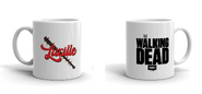 Lucille Christmas Bat White Mug Capacity: 11 oz