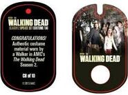 The Walking Dead - Dog Tag (Season 2) - Walker C8 (AUTHENTIC WORN COSTUME PIECE)