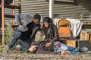 FTWD 4x03 Nick's Death 2