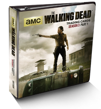 The Walking Dead Season 3 Trading Cards Part 1 binder