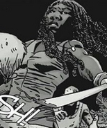 Michonne Fighting