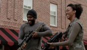 Prey Tyreese and Sasha Laugh