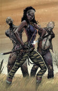 Issue 19 (The Walking Dead 15th Anniversary J. Scott Campbell variant)