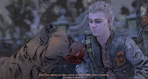" She's as cuddly as they come. Except when she's mauling walkers, that is