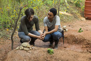 Maggie and sasha mourn