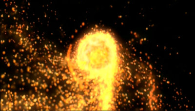 And the two planets fuse creating a brand new world. Our world.