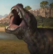 Tyrannosaurus in Wonderbook Trailer