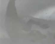 Within the clouds (note the mother Tyrannosaurus’s corpse getting carried away by the winds)