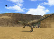 Allosaurus in Dinosaur World