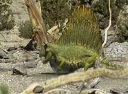 Dimetrodon killing Edaphosaurus