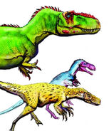 Dilong, Eotyrannus & Gorgosaurus