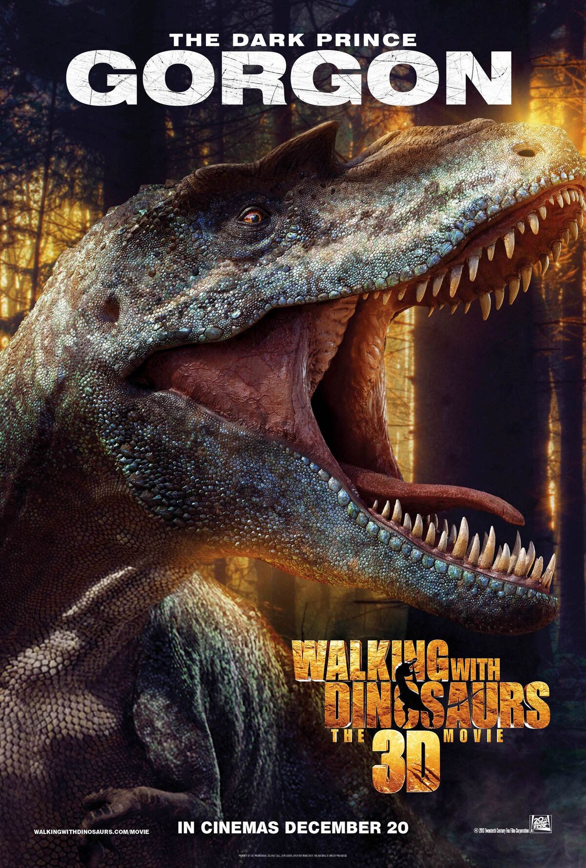 walking with dinosaurs 3d patchi vs gorgon