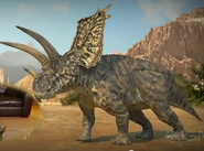 Pentaceratops in the trailer for Wonderbook
