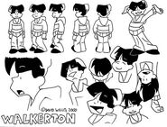 Old model sheet of Walky