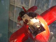 Gromit's plane in a cabinet at Aardman Features sometime between 2005 and 2007