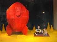 A part of the Moon set on display