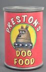 A Preston's Dog Food can prop sold by the East Bristol Auctions