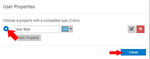 Tutorial user property select new property