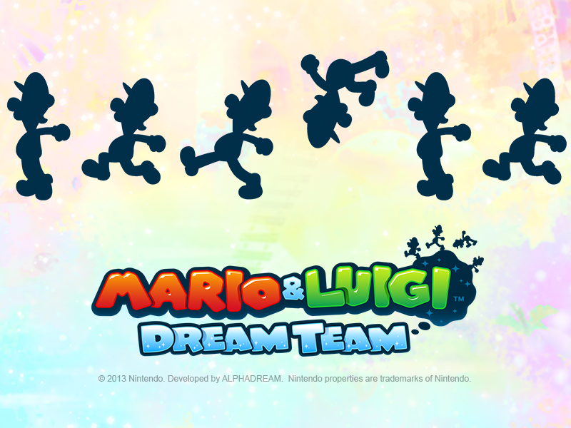 mario and luigi dream team wallpaper