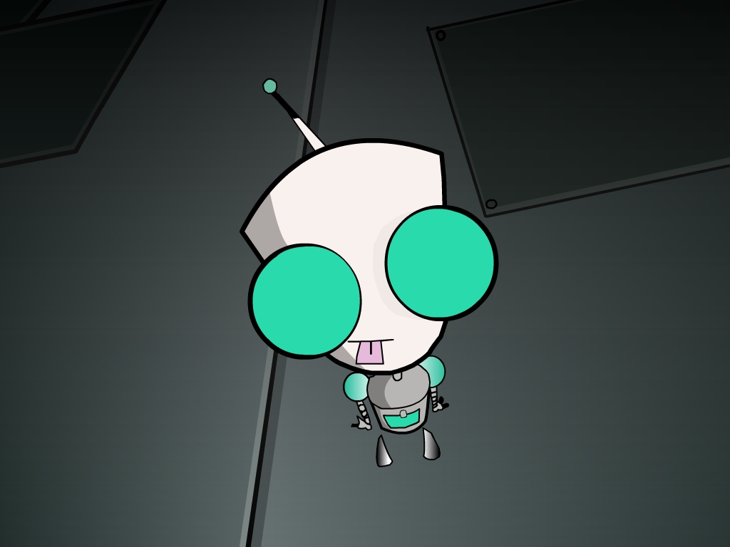 invader zim wallpaper gir