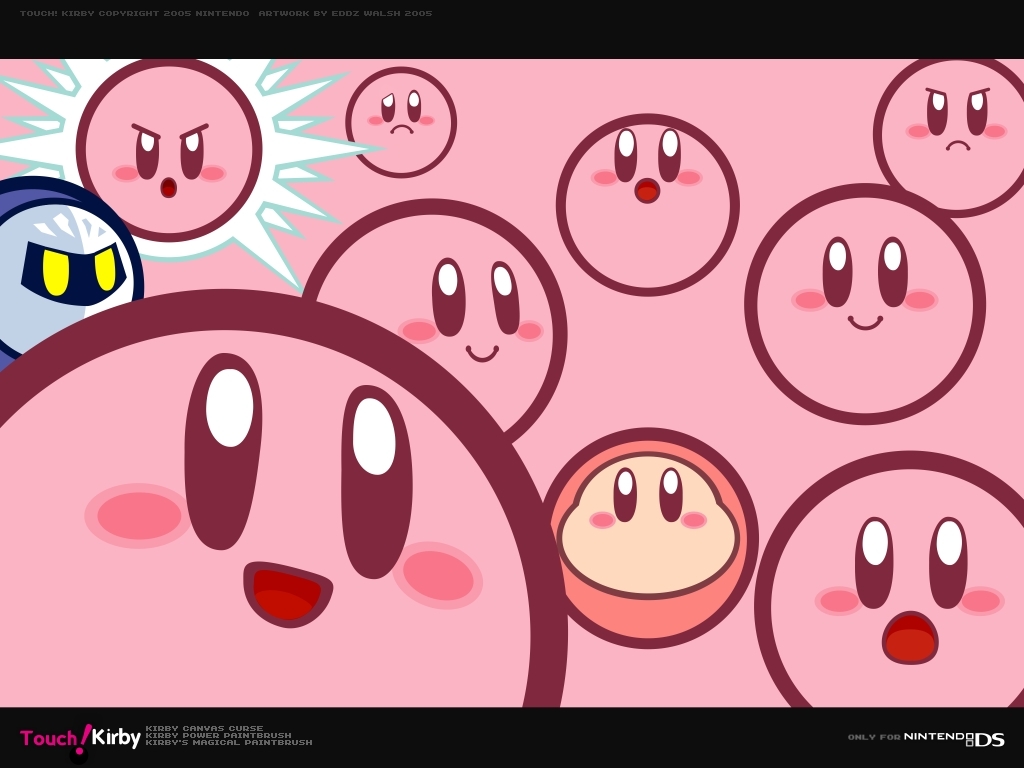 Kirbys 30th Anniversary Kirby Wallpaper  Cat with Monocle