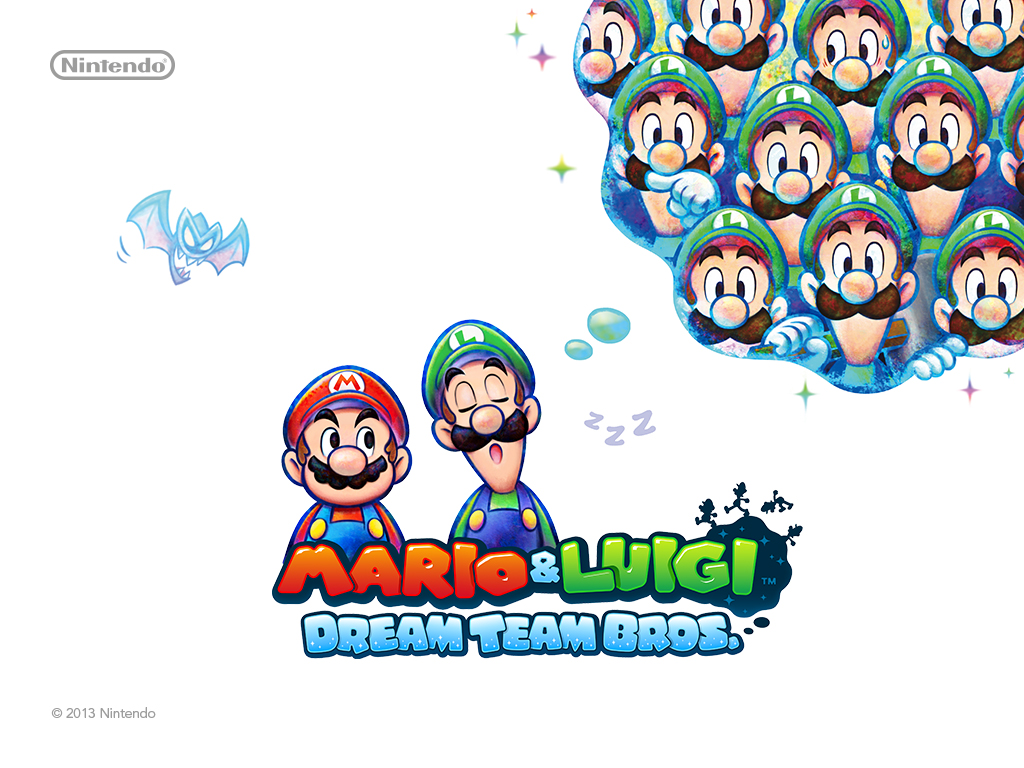 mario and luigi dream team wallpaper